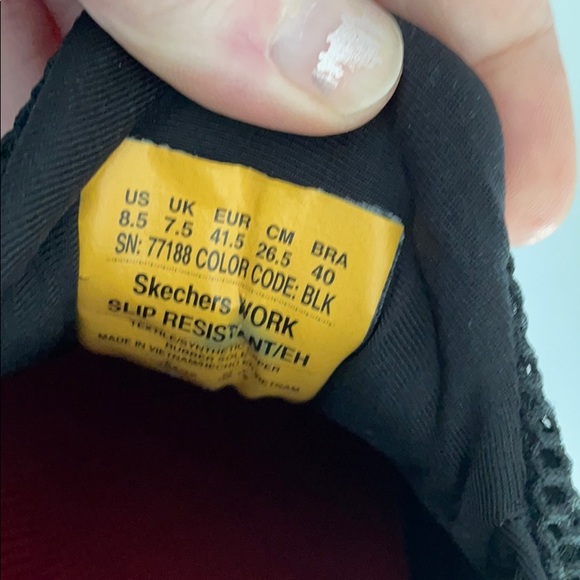 Mens sz 8.5 black Skechers Work Cessnock - Picture 4 of 7